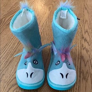 Kids Mukwks Unicorn Boots